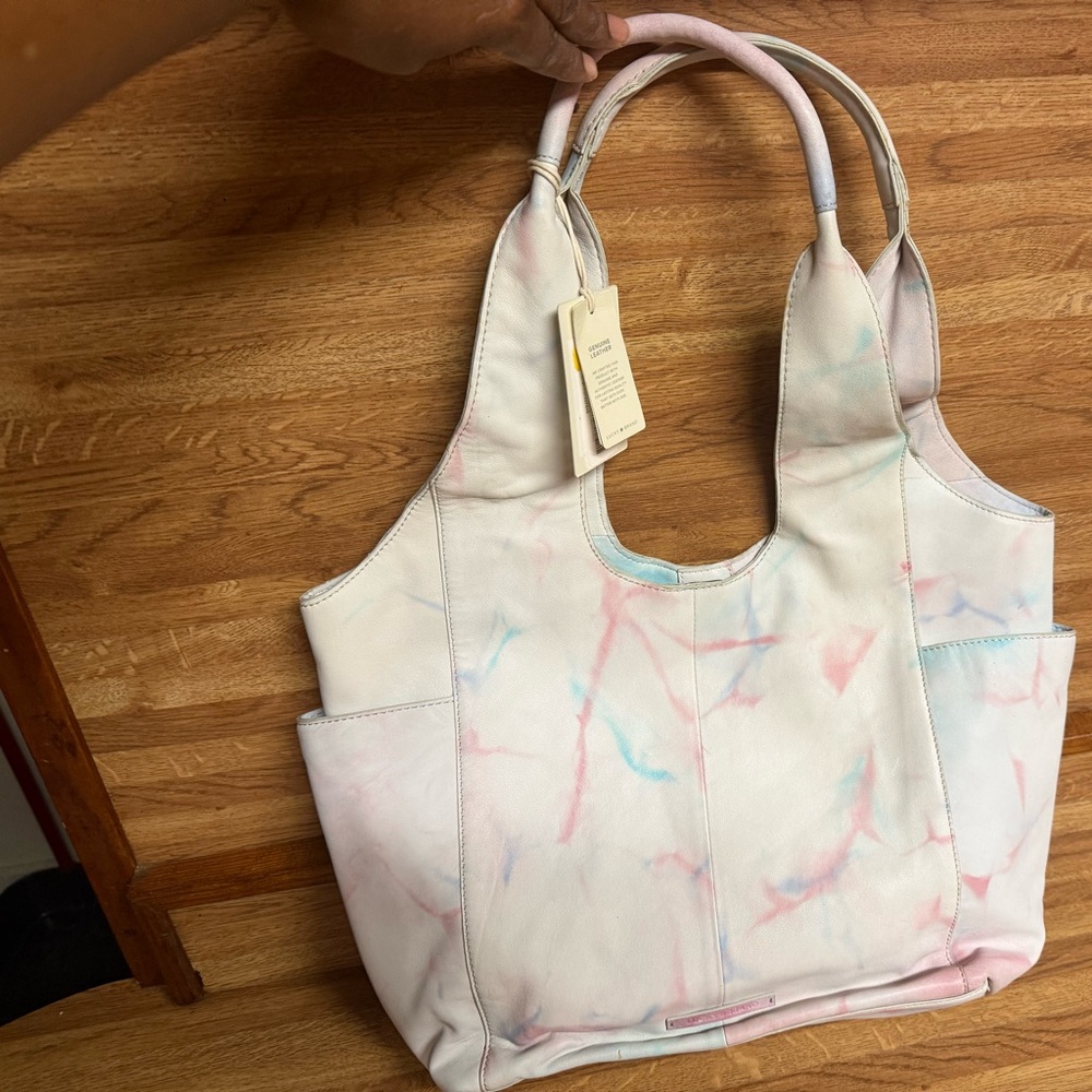 Pastel Tie-Dye Tote Bag